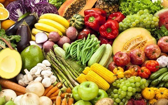 سبزیوں اور پھلوں